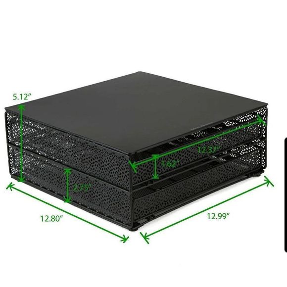 Mind Reader 72 K-Cup Coffee Storage Drawer Holder Black 5.1" H x 13" W x 12.8" L - Picture 7 of 7